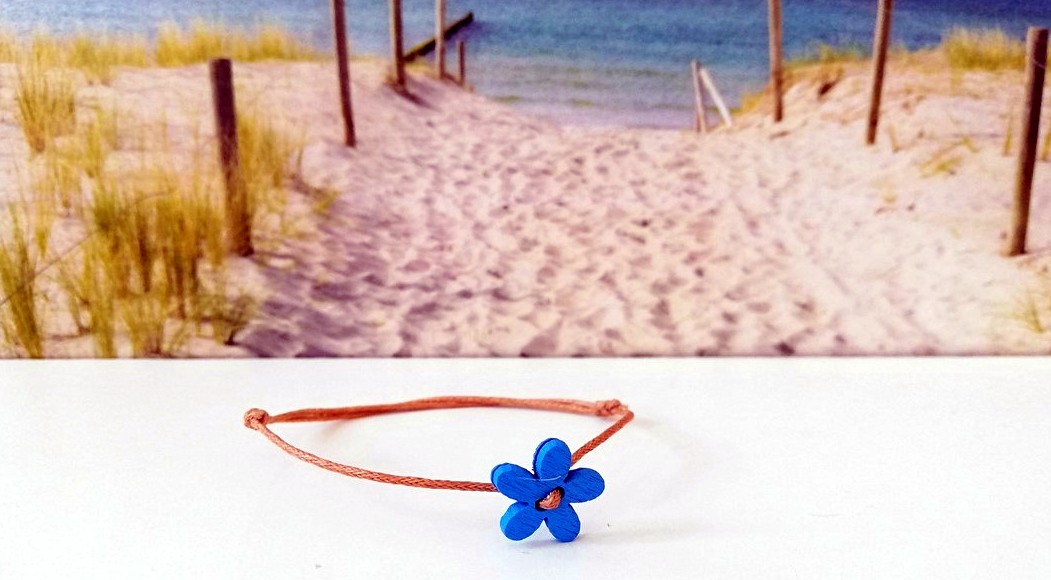 Armband-Fitness-Beach-Outdoor-Yoga-Vintage-Beige-Flower